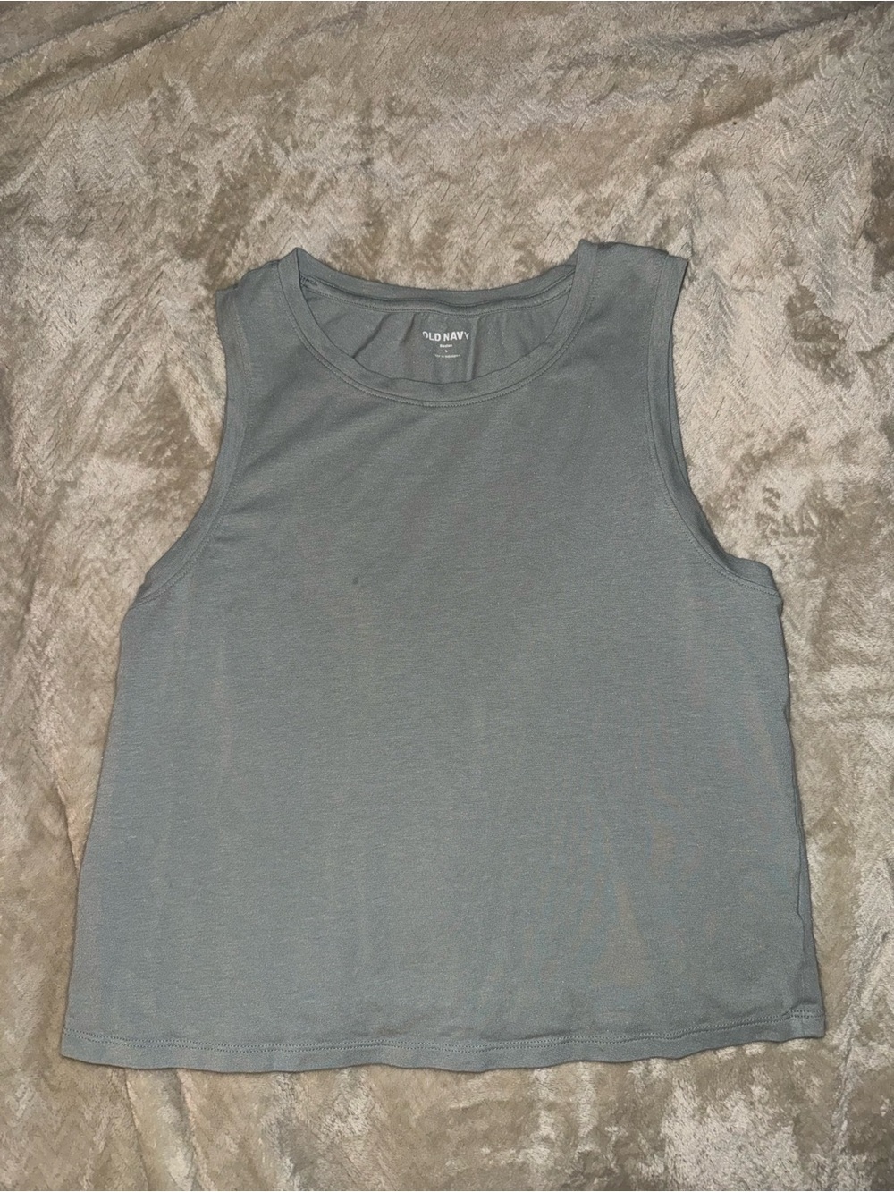 Old Navy Women's Sleeveless Tank Top - Light Blue Gray